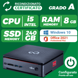 FUJITSU ESPRIMO Q920 MINI - I5-4590T RAM 8GB SSD 240GB